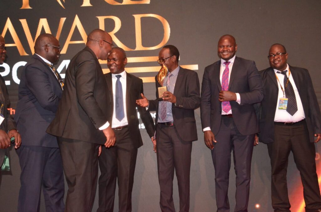 fire 3 TUC Council representatives and Management receiving the 2024 FiRe award