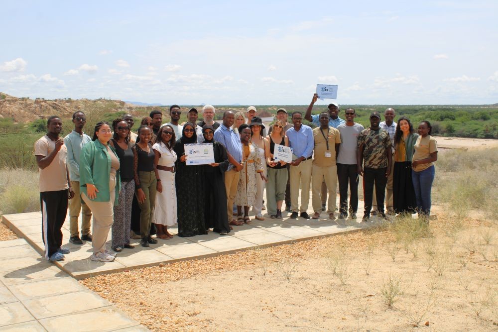 TBI VISIT The 3is Project team poses for a group photo with the Turkana Basin Institute (TBI) team during the facility visit